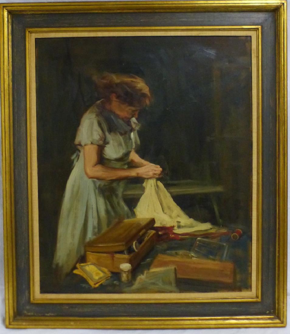 STUART KAUFMAN OIL PAINTING ON CANVAS (1 of 6)