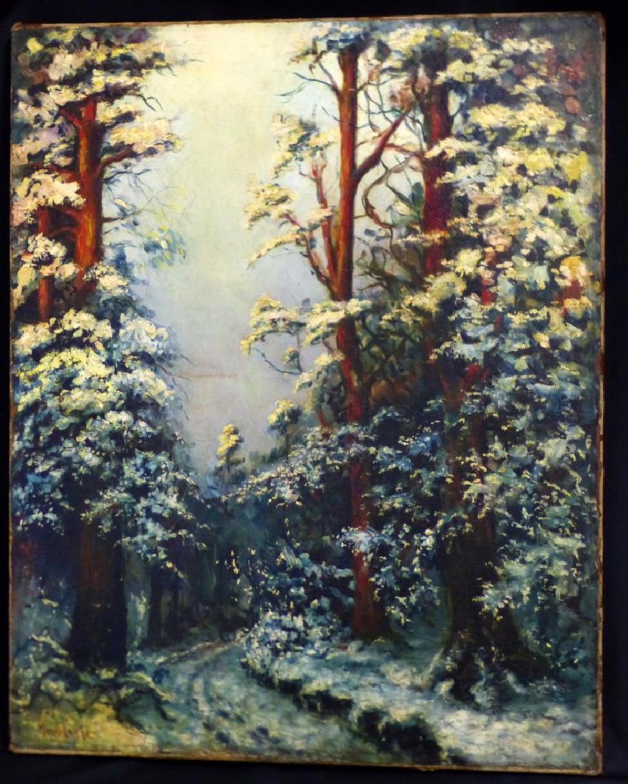 SAM MARKITANTE OIL PAINTING ON CANVAS LANDSCAPE (1 of 8)