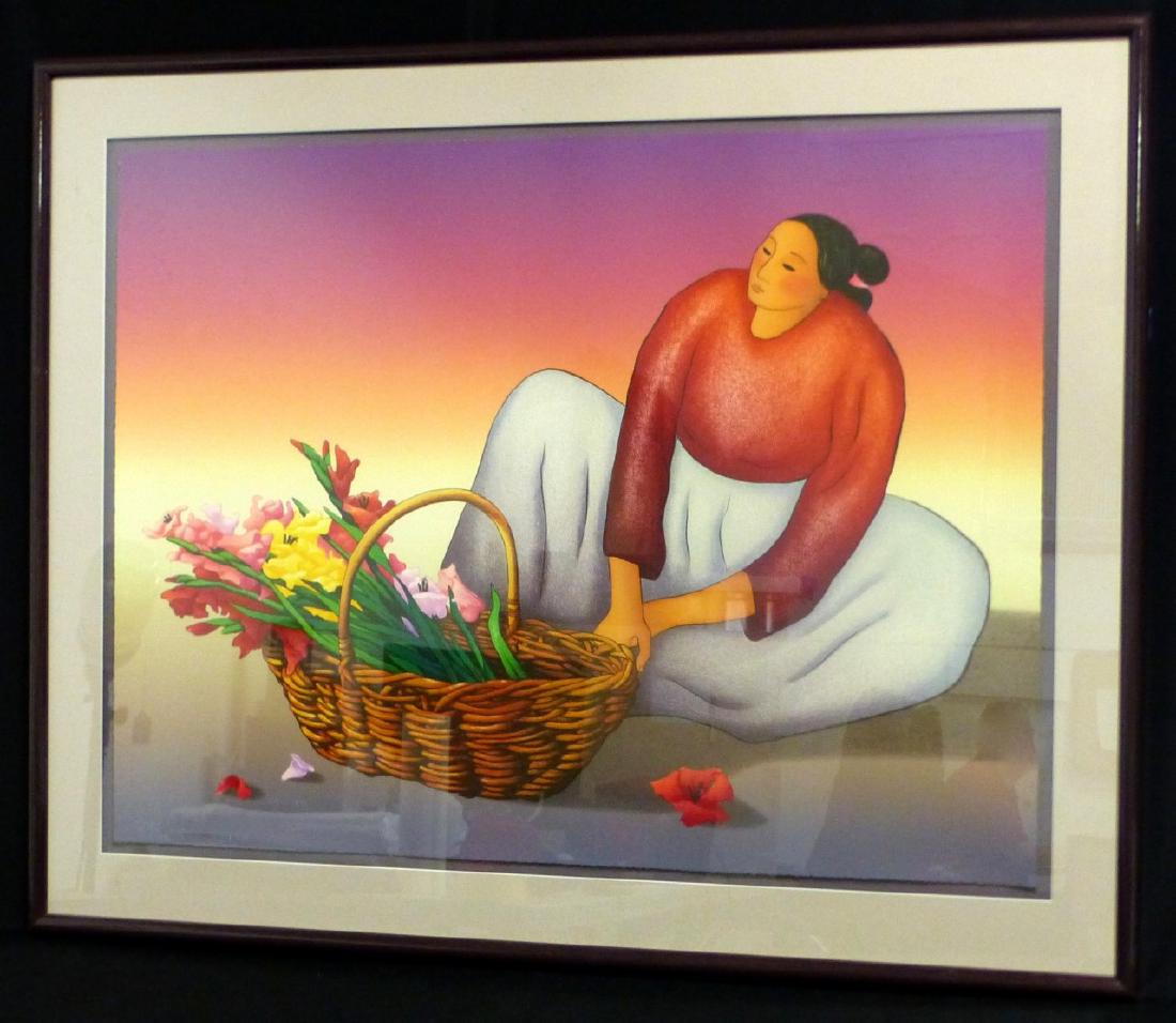 R.C. GORMAN 'GLADIA' COLOR LITHOGRAPH (1 of 7)