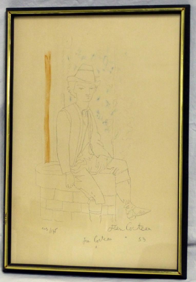 JEAN COCTEAU LITHOGRAPH SIGNED 102/175 (1 of 5)