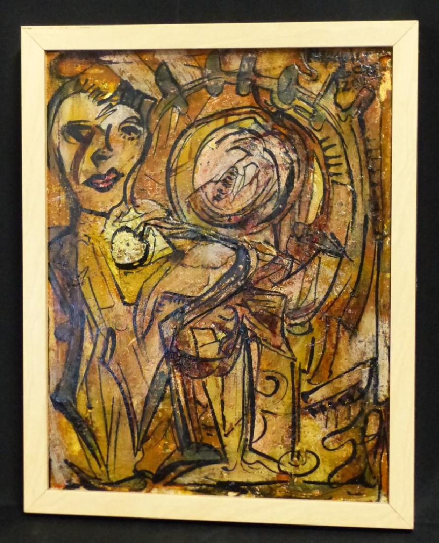 ALEXANDER GORE OIL PAINTING ON BOARD (1 of 5)