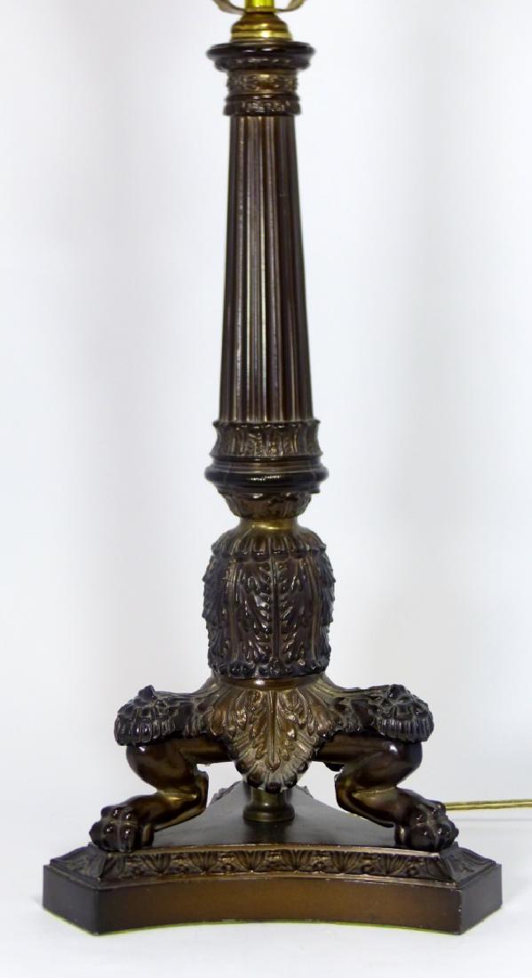EMPIRE STYLE PAW FOOT TABLE LAMP (1 of 9)
