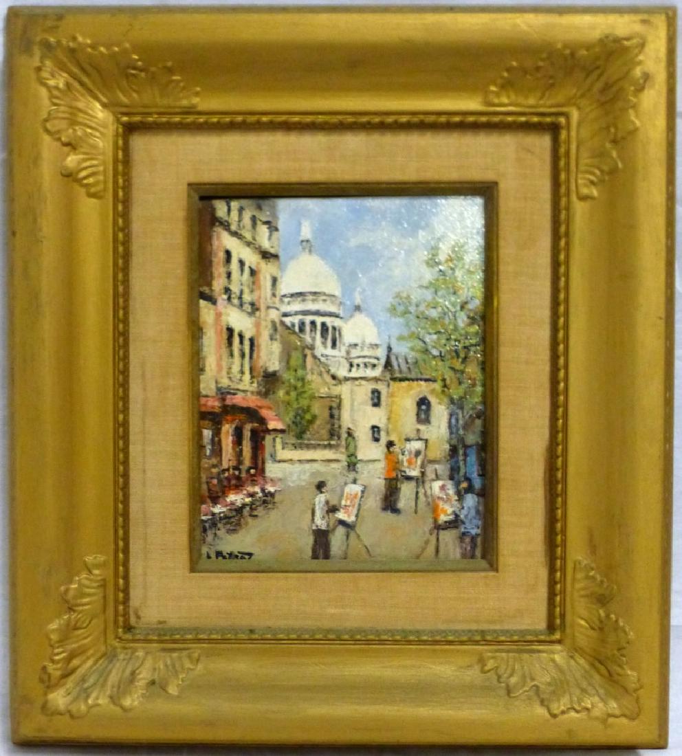 LOUIS PEYRAT OIL PAINTING ON CANVAS OF ARTISTS (1 of 5)