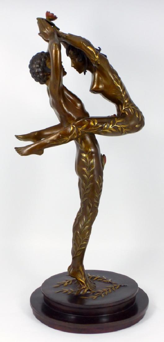 ERTE 'LES AMANTS' BRONZE SCULPTURE 89/300 (1 of 6)