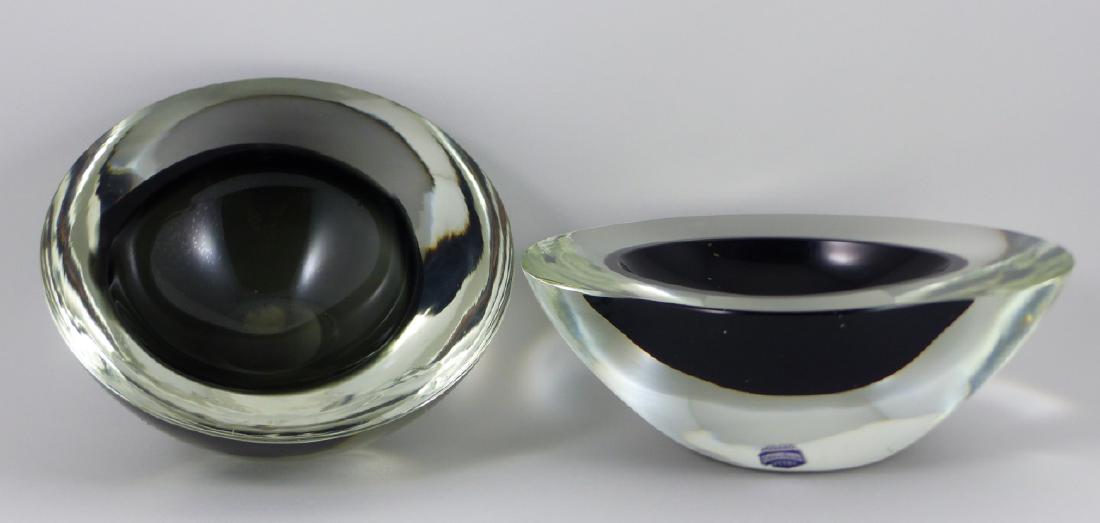 2pc MURANO CENEDESE VETRI SOMMERSO GLASS BOWLS (1 of 9)