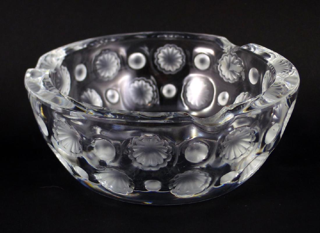 LALIQUE FRENCH 'TOKYO' CRYSTAL ASHTRAY (1 of 7)