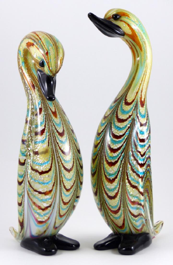 PR MURANO GLASS DUCK SCULPTURES (1 of 5)