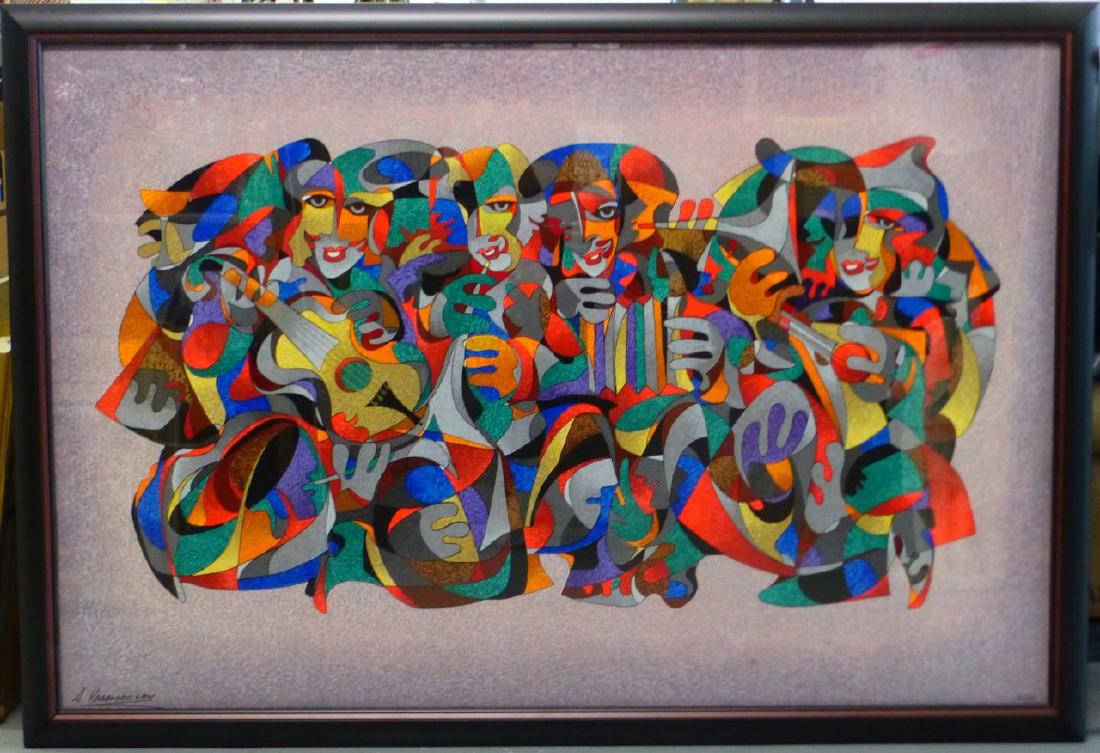 ANATOLE KRASNYANSKY 'ORCHESTRA' SERIGRAPH 45"x30" (1 of 6)
