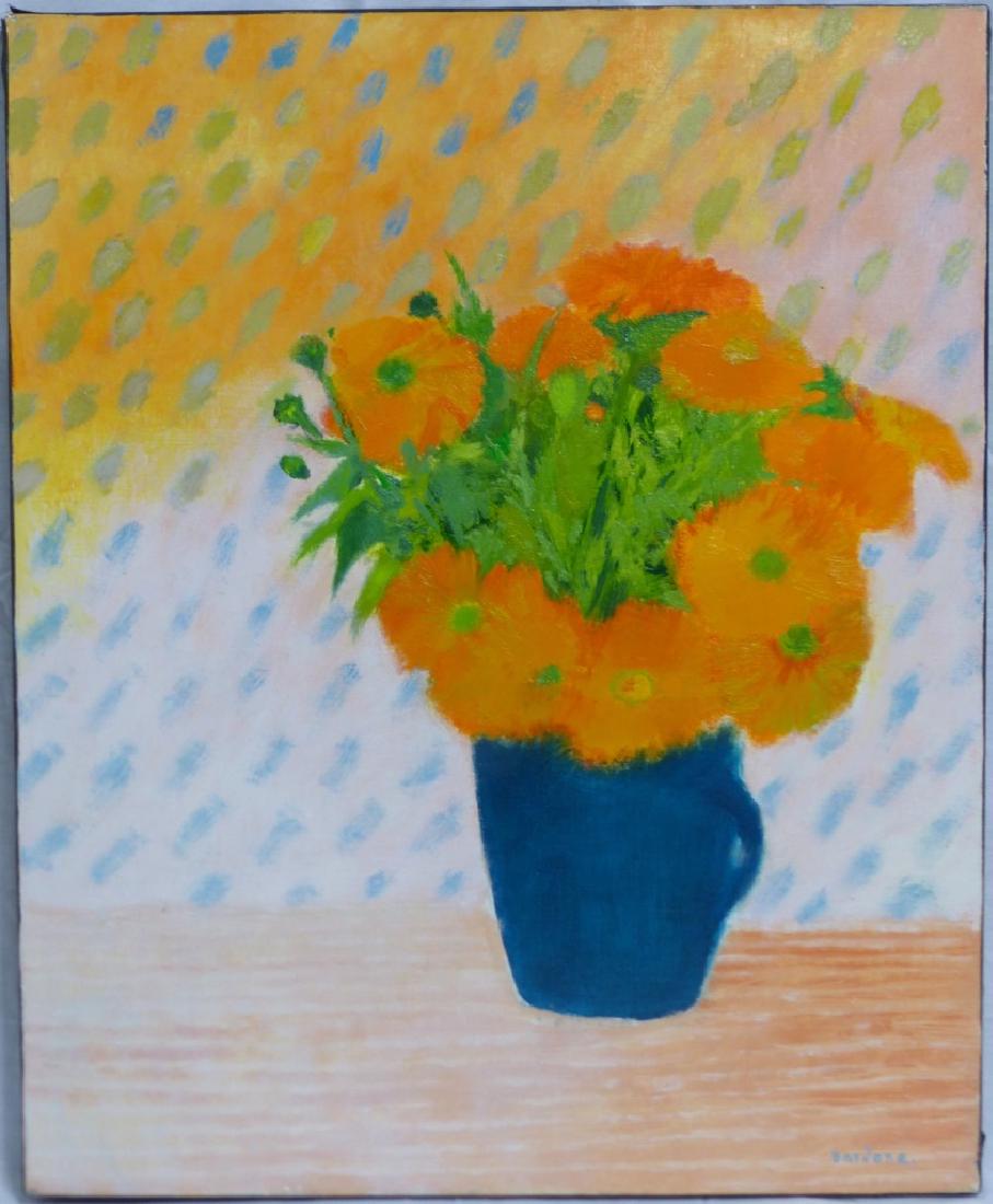 GUY BARDONE STILL LIFE OIL PAINTING ON CANVAS (1 of 6)