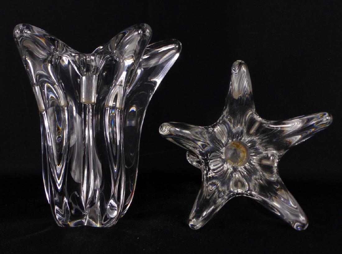 PR DAUM CRYSTAL CANDLESTICK HOLDERS (1 of 8)