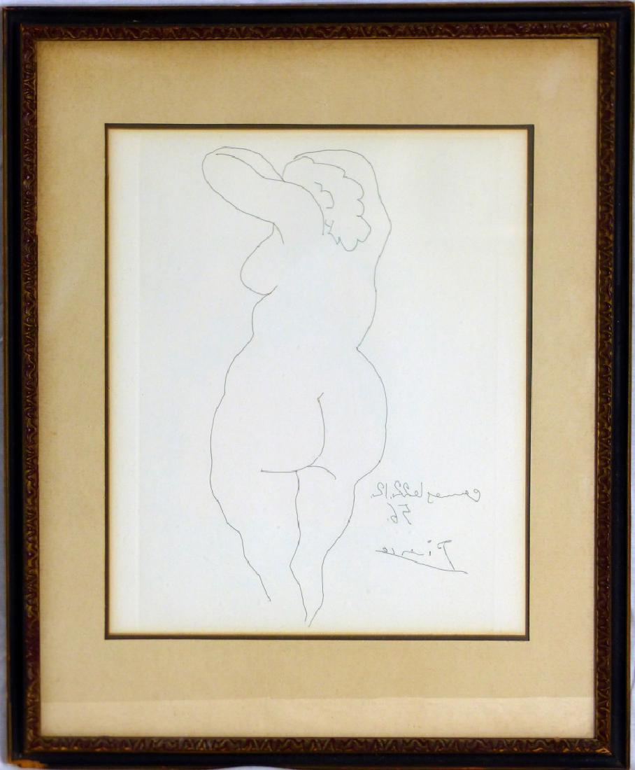 PABLO PICASSO 'FEMME VUE DE DOS' ETCHING (1 of 5)