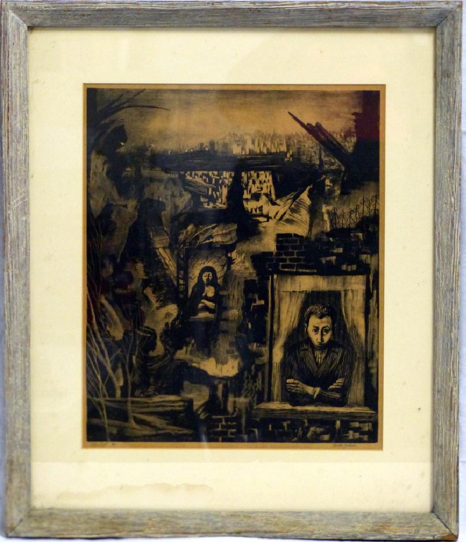 MARTIN JACKSON 'THE POET' ETCHING 8/25 (1 of 5)