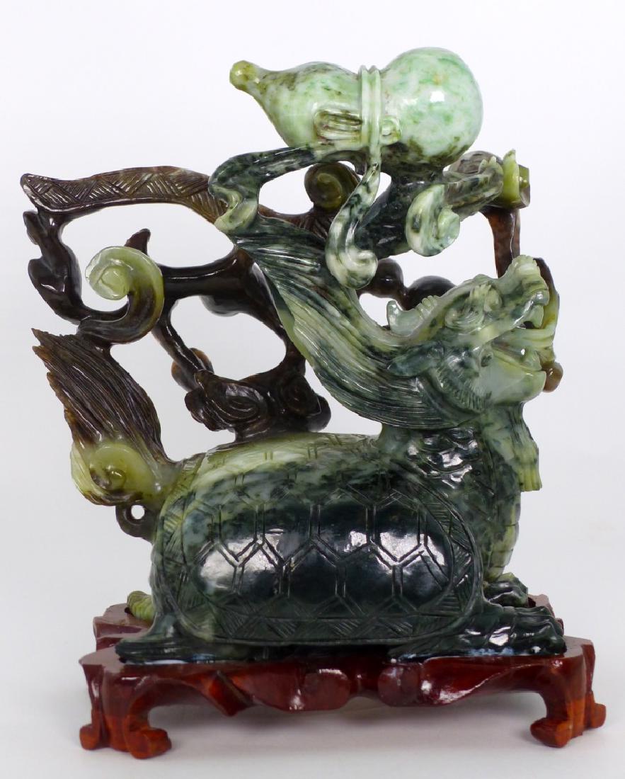 CHINESE JADE FOO TURTLE CARVING (1 of 6)