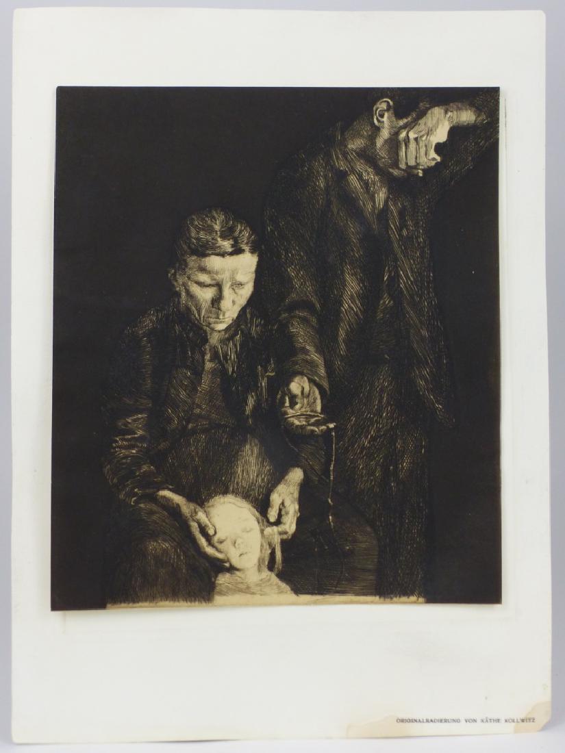 KATHE KOLLWITZ 'THE DOWNTRODDEN' ETCHING (1 of 5)