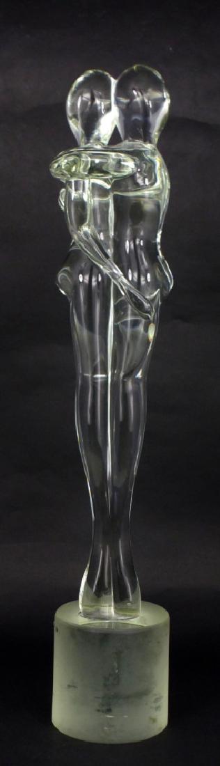 RENATO ANATRA MURANO GLASS LOVERS SCULPTURE (1 of 7)
