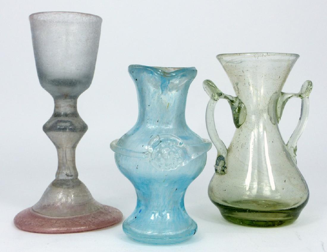 3pc VENETIAN GLASS ITEMS (1 of 2)