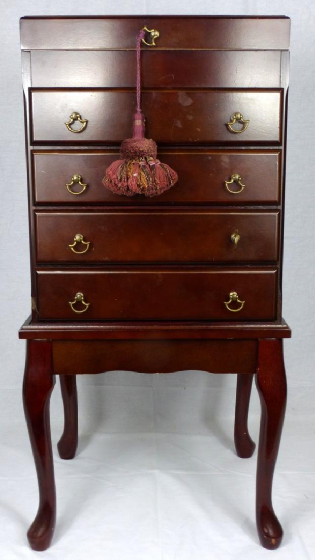 SILVER CHEST ON STAND (1 of 7)