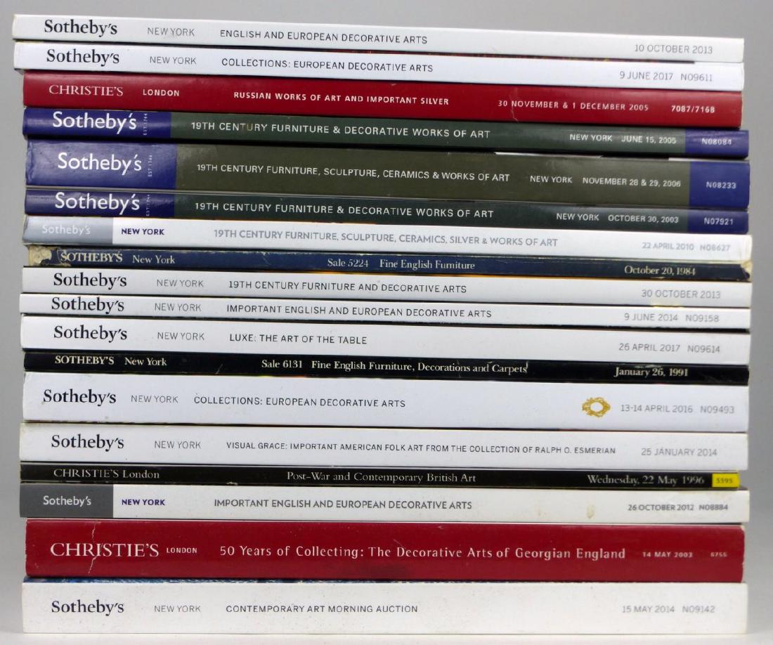 18pc SOTHEBYS & CHRISTIES CATALOGUES (1 of 7)