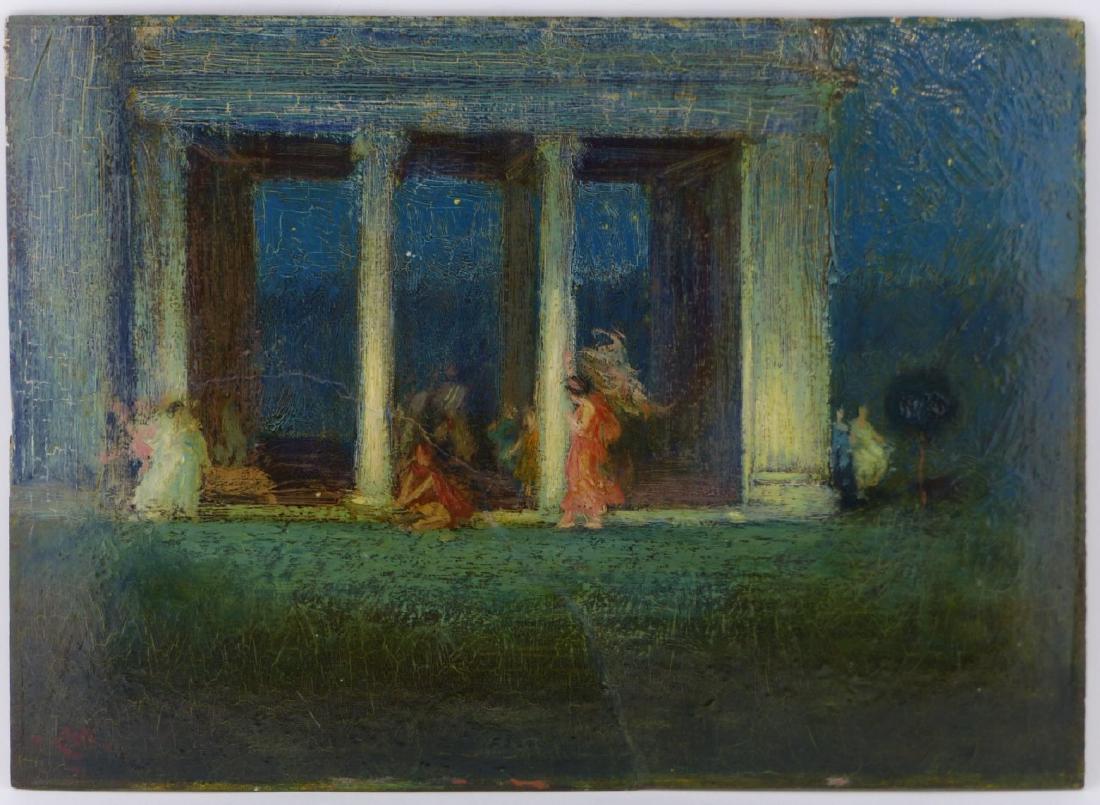 JAMES ABBOTT McNEILL WHISTLER OIL PAINTING / BOARD (1 of 8)