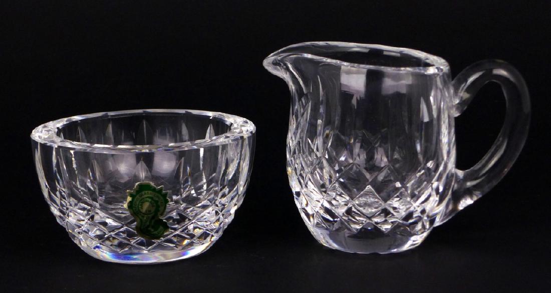 2pc WATERFORD CRYSTAL CREAMER & SUGAR (1 of 8)