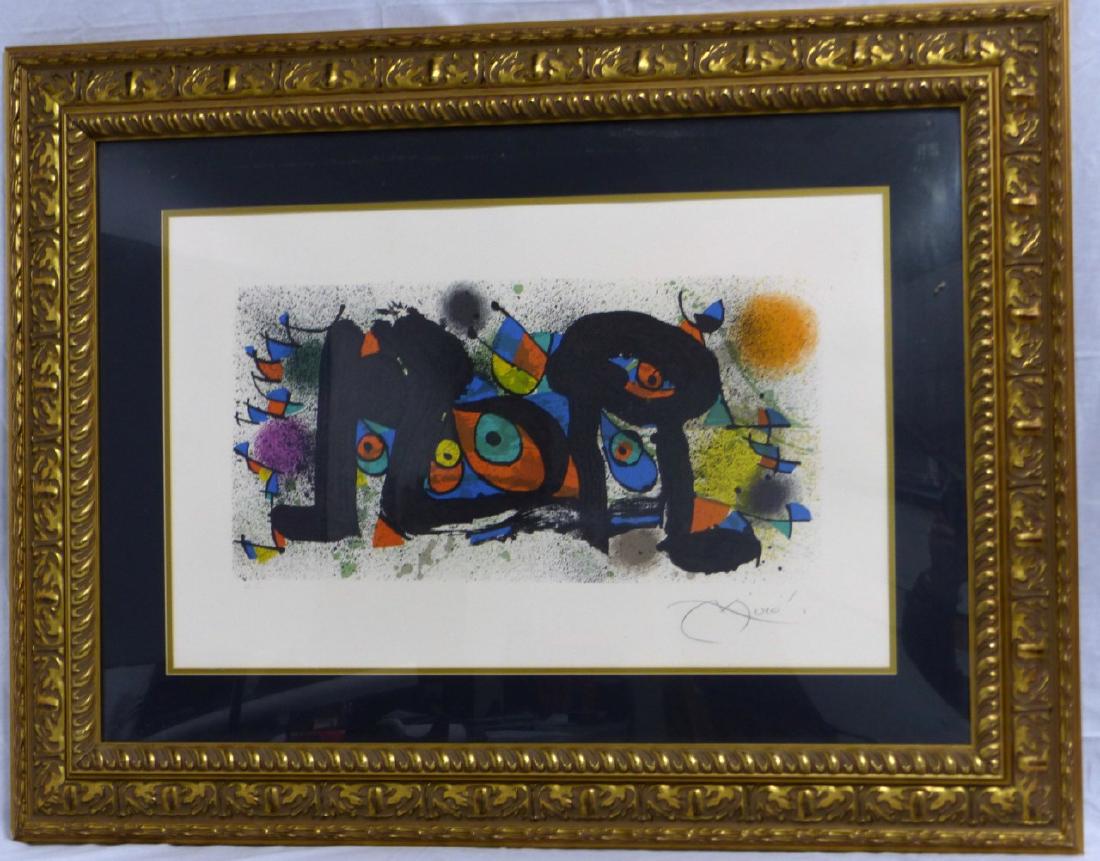 JOAN MIRO 'SCULPTURE I' LITHOGRAPH (1 of 7)