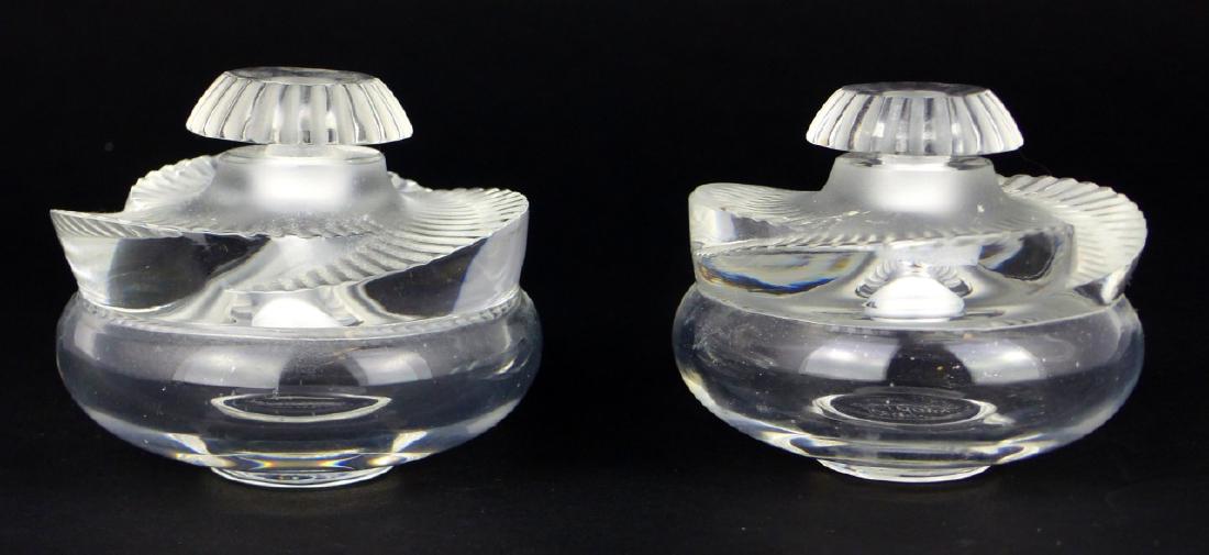 PR LALIQUE 'BAPTISTE' CRYSTAL PERFUME BOTTLES (1 of 5)