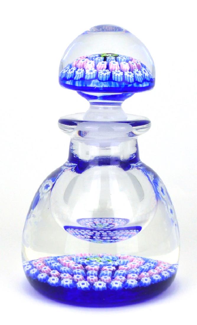 JOHN DEACONS MILLEFIORI ART GLASS PERFUME BOTTLE (1 of 6)
