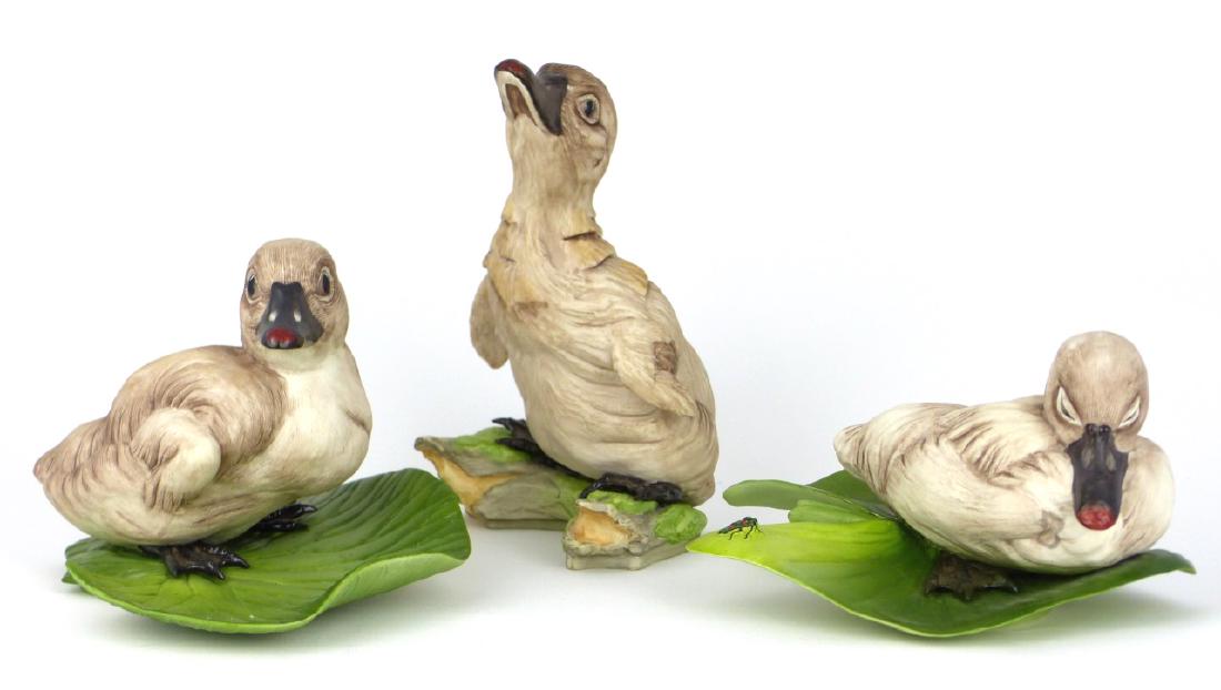 3pc BOEHM PORCELAIN BIRD FIGURES (1 of 8)