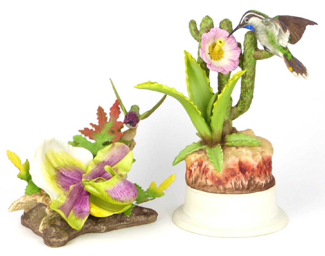 2pc BOEHM PORCELAIN BIRD FIGURES (1 of 7)