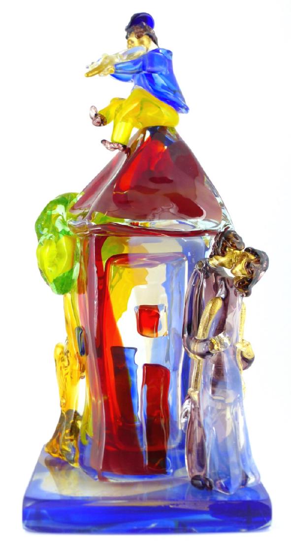 WALTER FURLAN CHAGALL MURANO GLASS SCULPTURE (1 of 12)