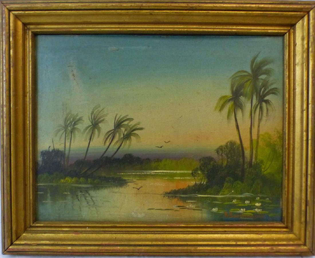 ALEXANDER BARANOWSKI FLORIDA LANDSCAPE OIL / BOARD (1 of 6)