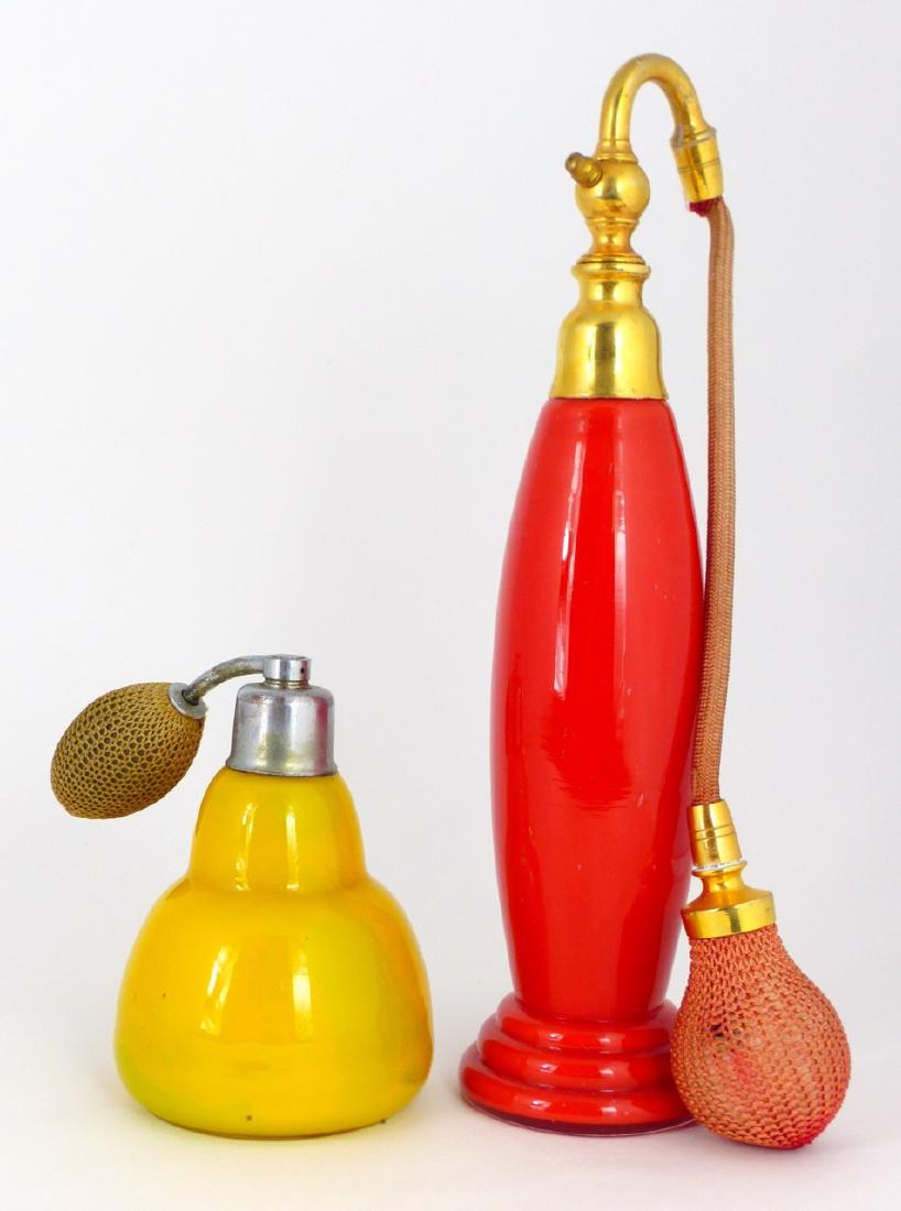 2pc BOHEMIAN TANGO RED & YELLOW PERFUME BOTTLES (1 of 5)