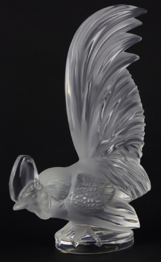 LALIQUE CRYSTAL ROOSTER (1 of 9)