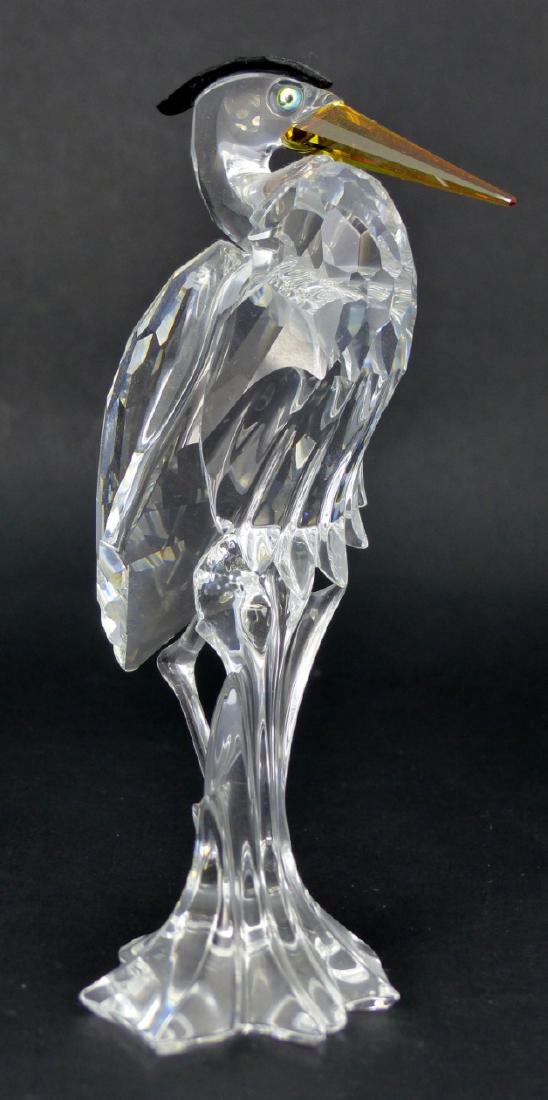 SWAROVSKI CRYSTAL CRANE FIGURINE (1 of 8)