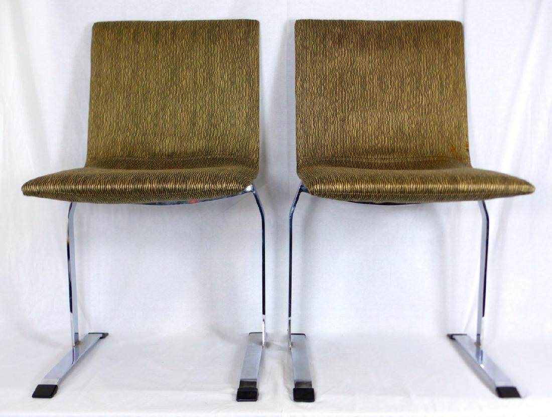 6pc GIOVANNI OFFREDI SAPORITI CHROME DINING CHAIRS (1 of 18)