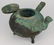 CHINESE HAN DYNASTY BRONZE TRIPOD HE KETTLE - 5