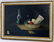 ALFANO DARDARI OIL PAINTING ON CANVAS KITTEN