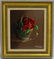 ALFANO DARDARI OIL PAINTING ON CANVAS ROSE BASKET