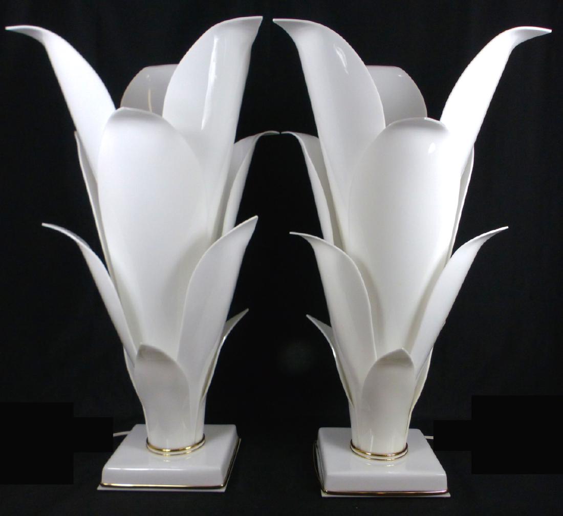 PR ROUGIER FLOWER-FORM TABLE LAMPS (1 of 10)