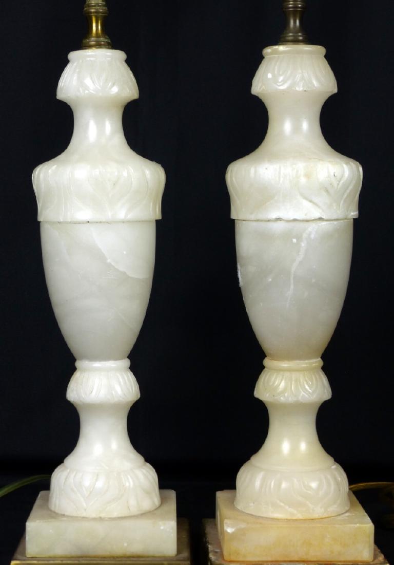 PR ALABASTER URN SHAPED LAMPS (1 of 4)
