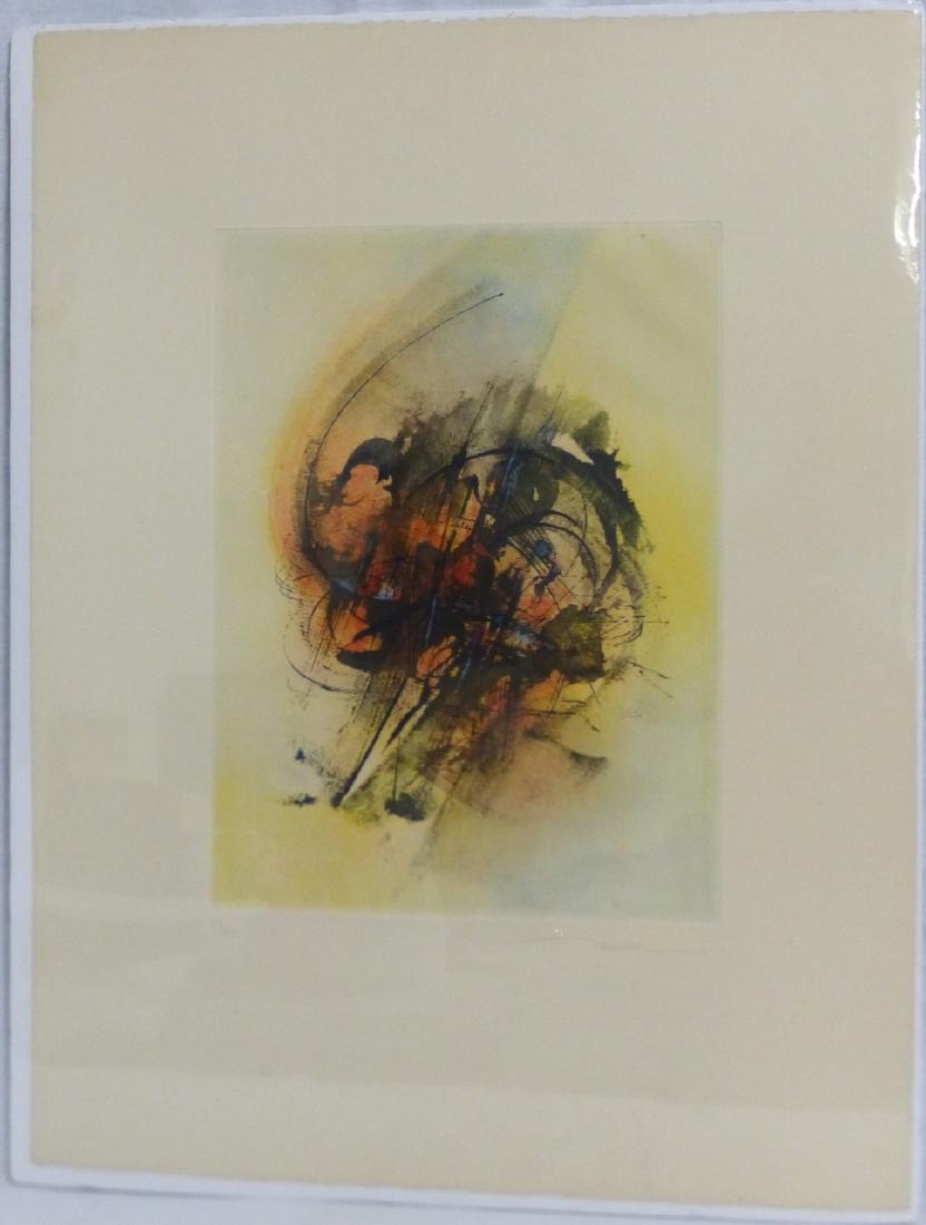 LEONARDO NIERMAN COLOR ETCHING SIGNED (1 of 4)