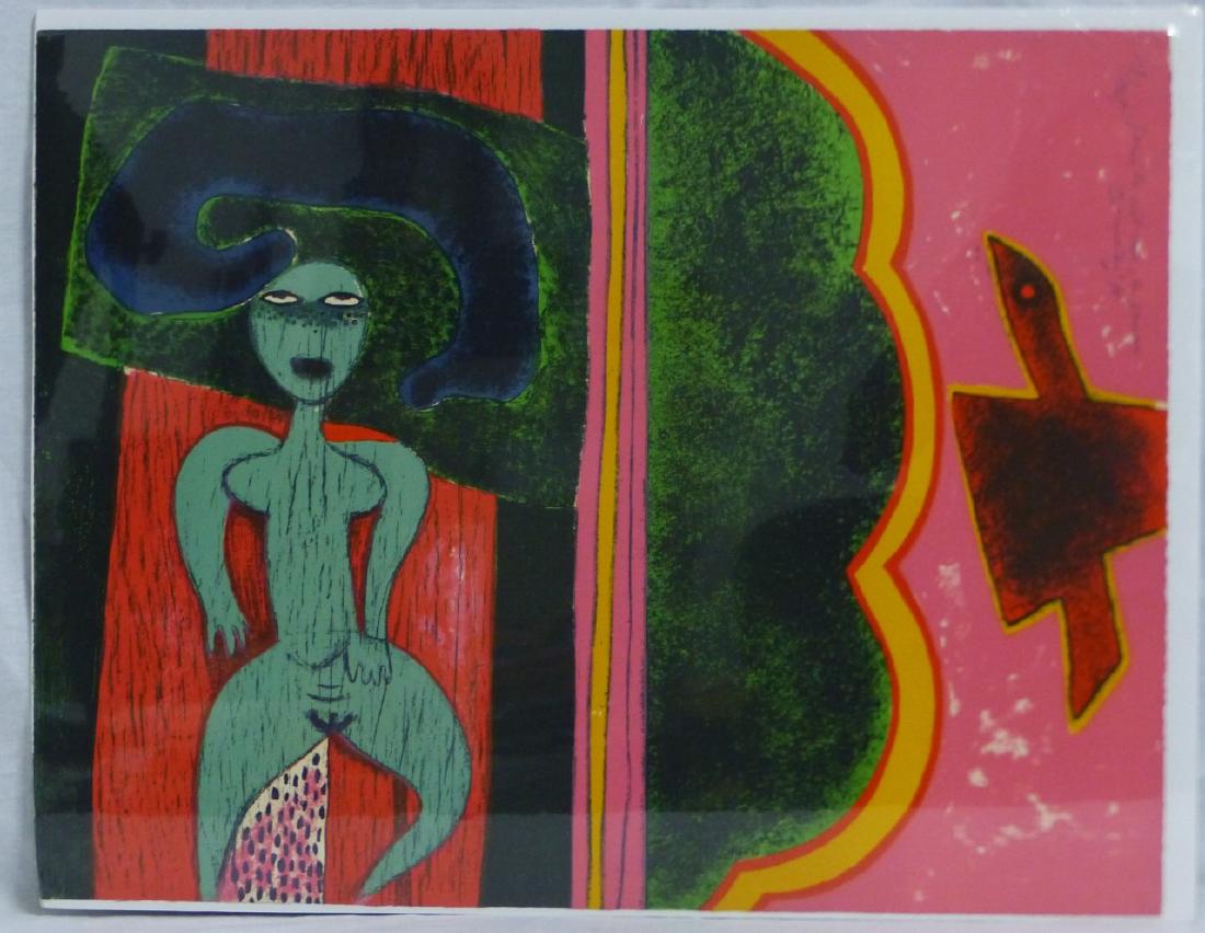 GUILLAUME CORNEILLE COLOR LITHOGRAPH SIGNED (1 of 3)