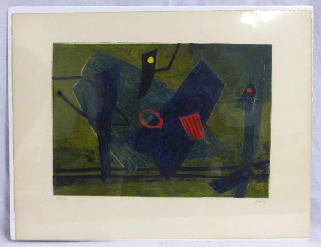 HENRI BERNARD GOETZ COLOR ETCHING SIGNED (1 of 4)