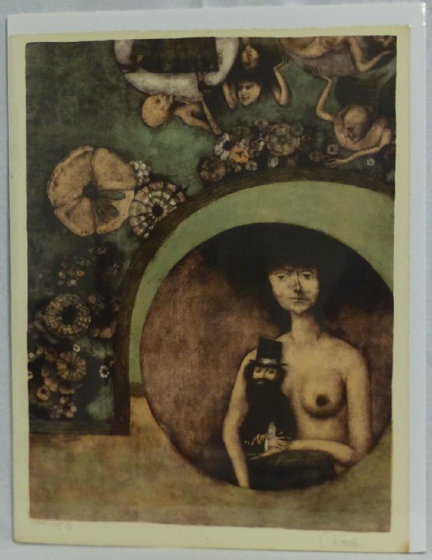 CASTELLO MID-CENTURY LITHOGRAPH SIGNED (1 of 4)