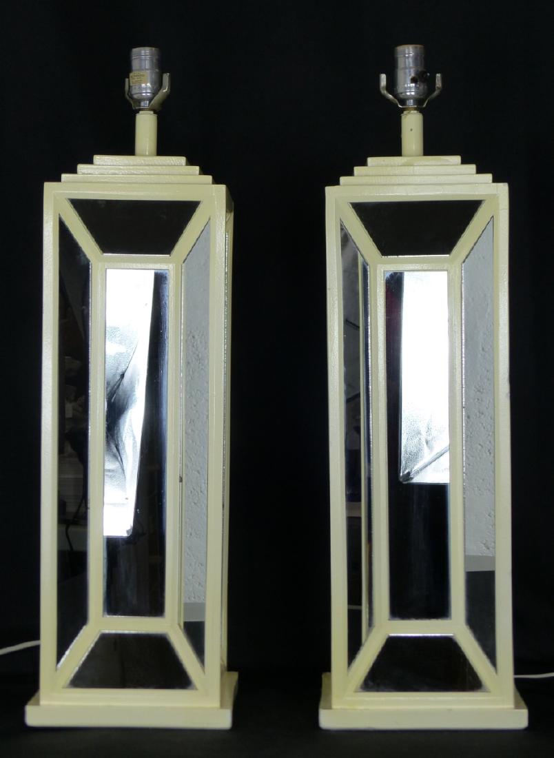 PR MID-CENTURY MIRRORED TABLE LAMPS (1 of 7)