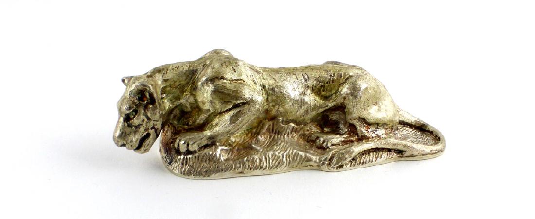 TIFFANY & CO STERLING SILVER LIONESS PAPERWEIGHT (1 of 6)