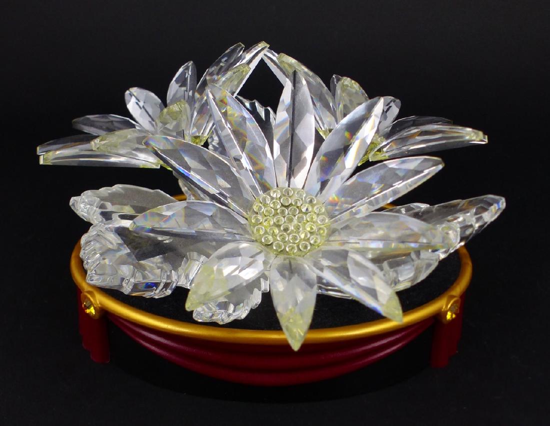 SWAROVSKI CRYSTAL MAXI FLOWER ARRANGEMENT w STAND (1 of 7)