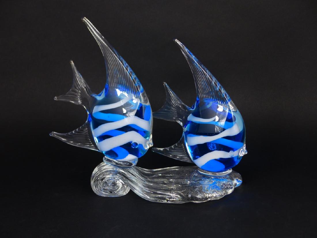 MURANO STYLE ART GLASS ANGELFISH (1 of 4)