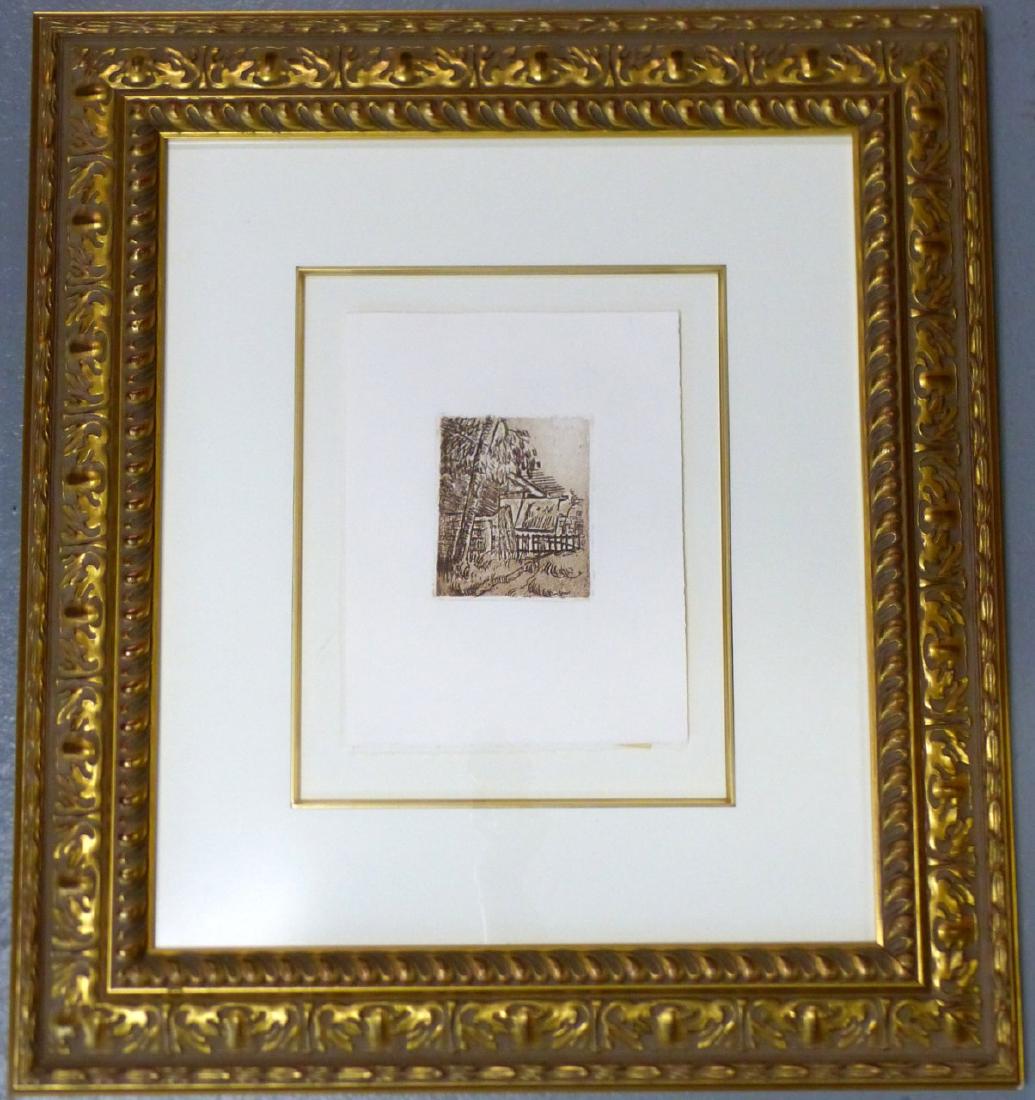 PAUL CEZANNE 'PAYSAGE A AUVERS' ETCHING (1 of 4)