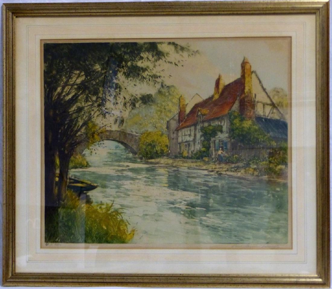 CAMILLA LUCAS LANDSCAPE DRYPOINT ETCHING SIGNED (1 of 7)